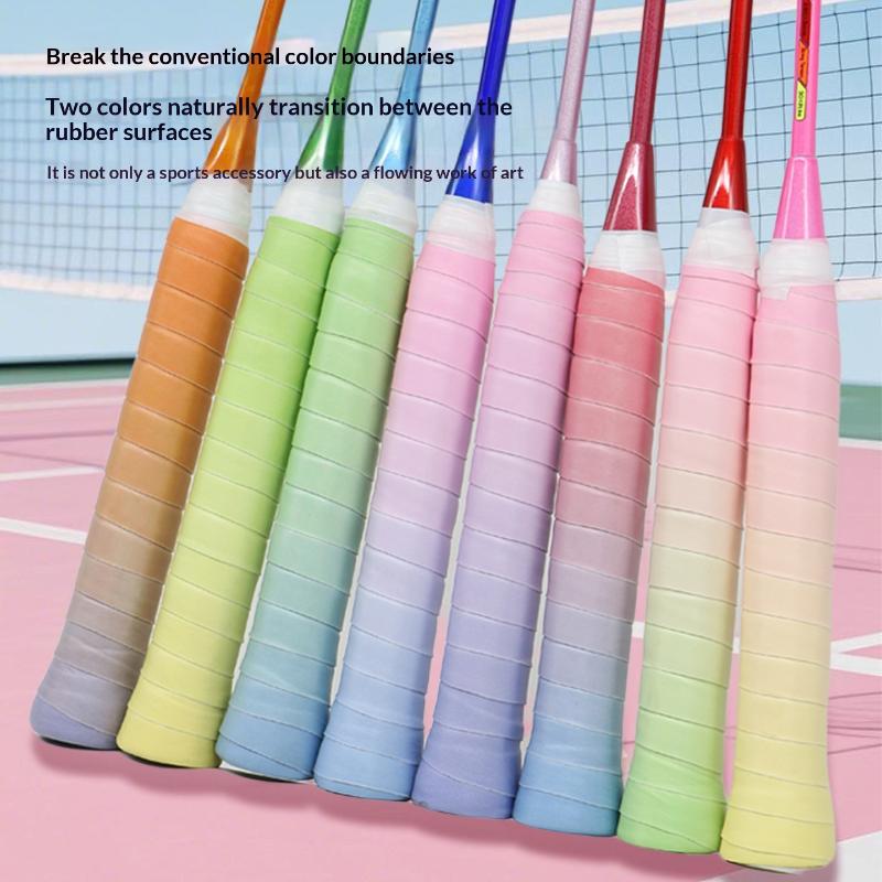 Badminton Grip - 10 個のテニスラケットオーバーグリップ PU スウェットバンド耐久性のある吸収グリップ滑り止めバドミントンやスカッシュプレーヤー向け