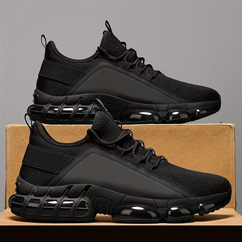 Badminton Shoes Men - スニーカー、メンズファッションロードランニングメッシュシューズカジュアルアウトドア通気性アスレチックジムメンズテニスシューズ軽量サパティーヤス Plus size