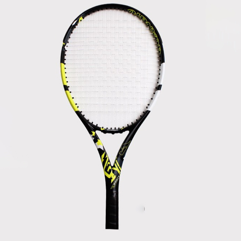 Badminton Racket Carbon - プロのテニスラケット 大人用 軽量で耐久性のあるテニスラケット フルカーボン トレーニングラケット ポータブルスポーツ用品
