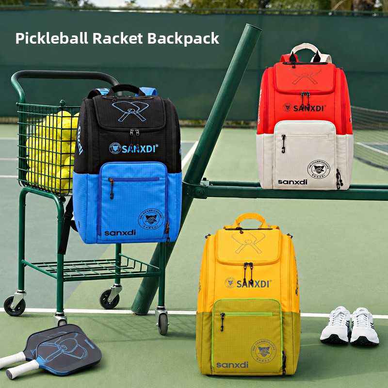 Badminton Racket - ピークスポーツバッグ大容量テニスラケットバッグ防水バドミントンシャトルコック独立コンパートメントトラベルギア