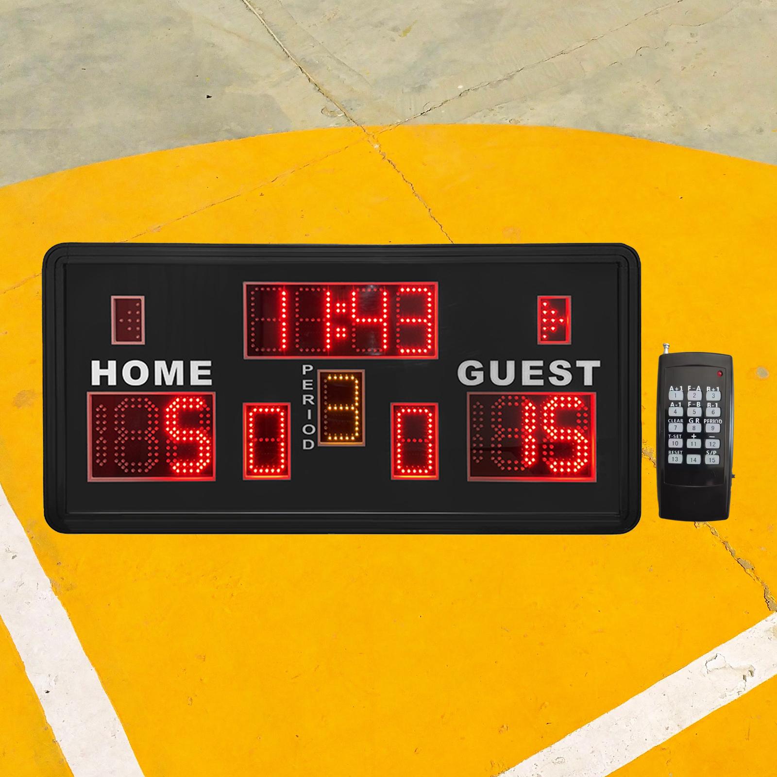 屋内スポーツゲーム用の、リモコン付き、持ち運び可能なアルミニ - Scoreboard Digital のレビューと価格