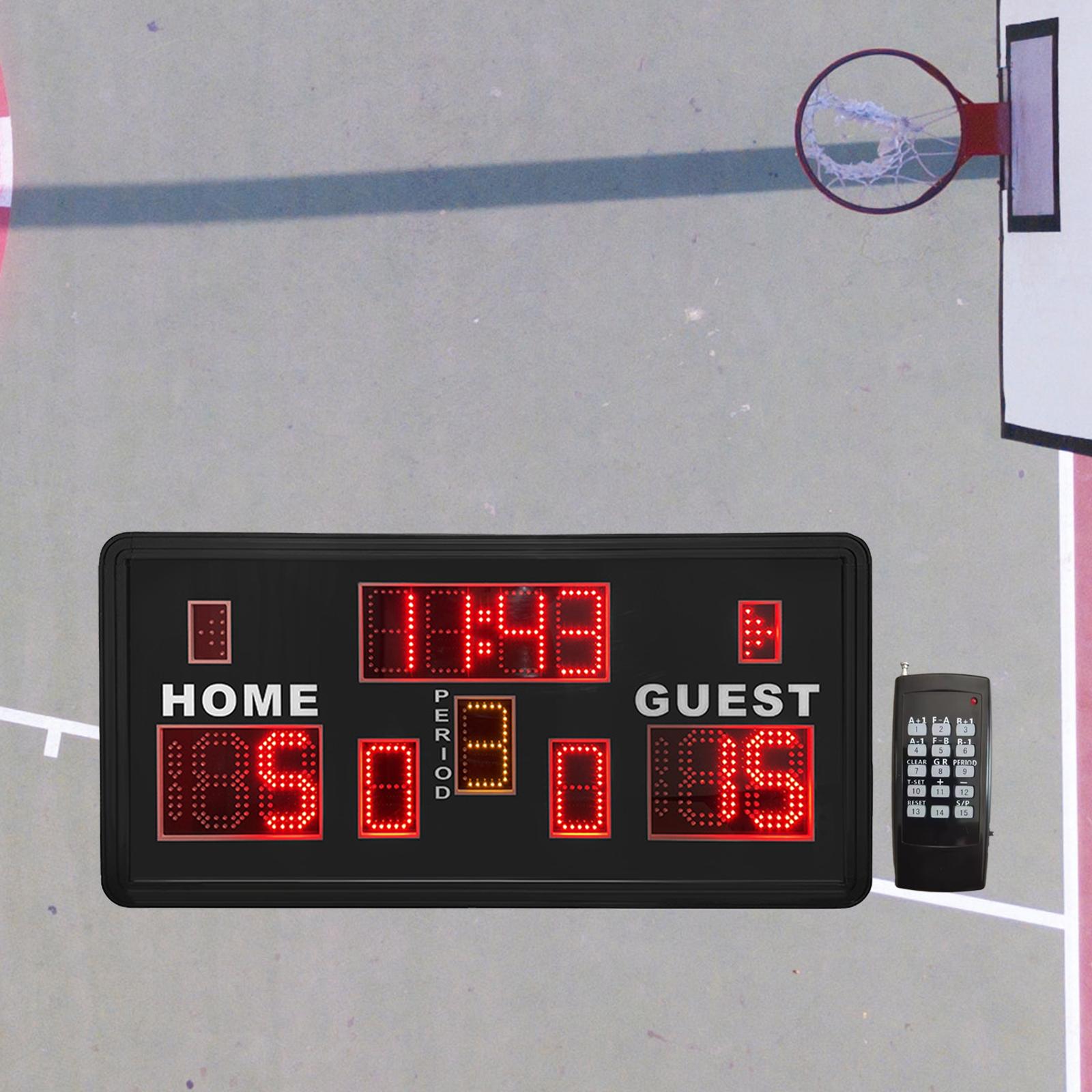 屋内スポーツゲーム用の、リモコン付き、持ち運び可能なアルミニ - Scoreboard Digital のレビューと価格
