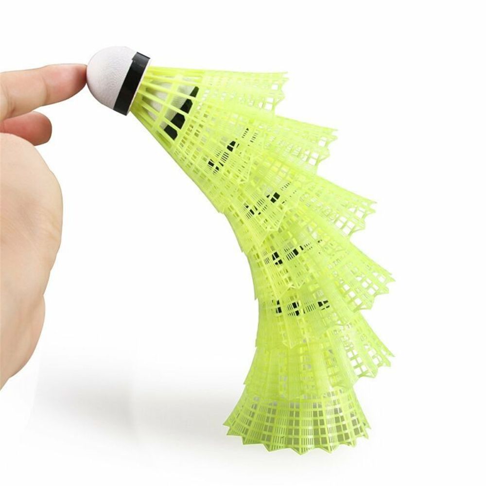 新しいプラスチック製バドミントンシャトルコック、耐久性のある - Feather Shuttlecock のレビューと価格