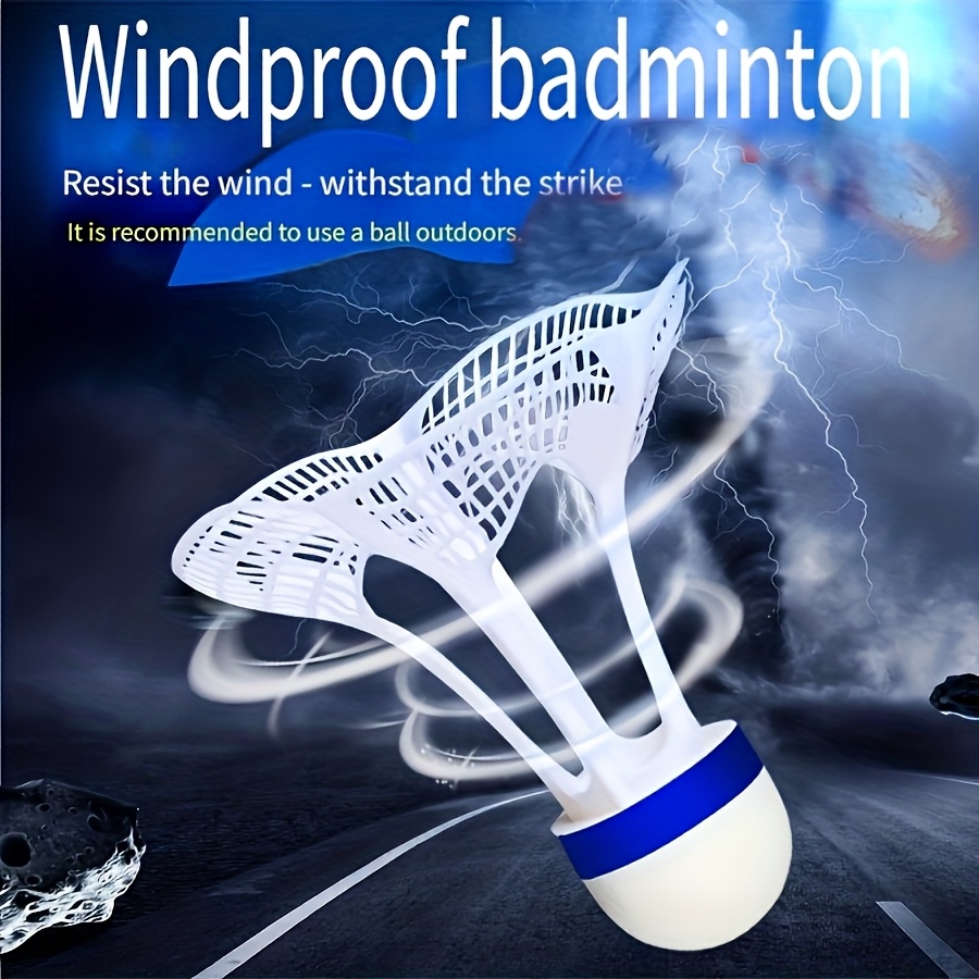8個入り、耐風性バドミントンシャトル、ナイロン素材、耐風性と - Badminton Materi のレビューと価格