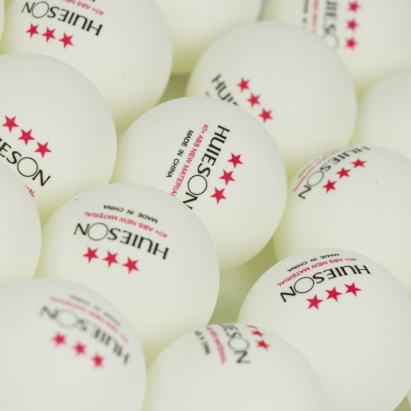 Huieson英語版ピンポンボール 3スター プラスチックA - Badminton In English のレビューと価格
