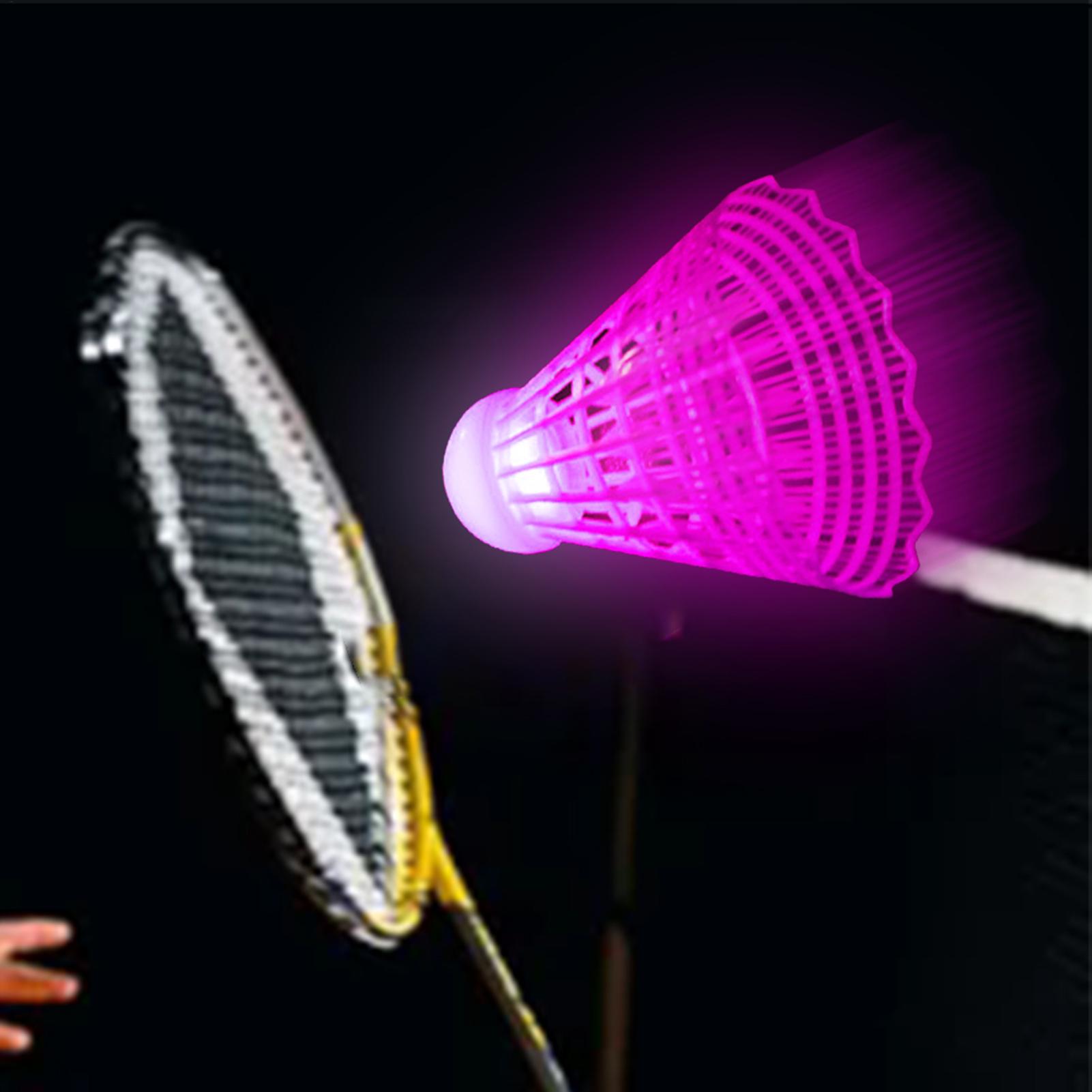 3個入り、光るバドミントンボール、カラフルなプラスチック製シ - Feather Shuttlecock のレビューと価格