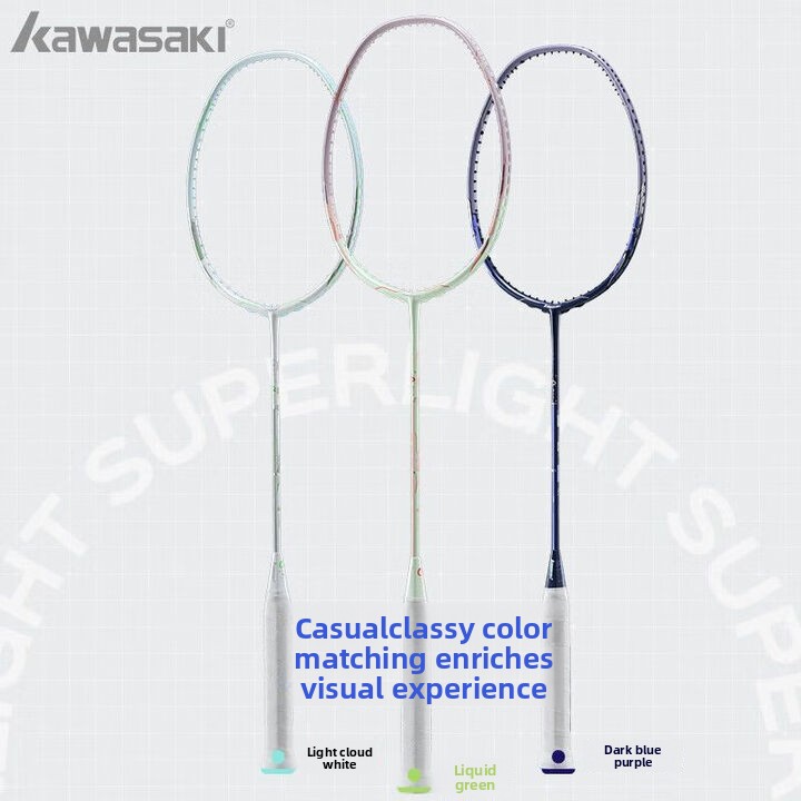 カワサキ バドミントンラケット スーパーライトα フルカーボ - Badminton Racket Carbon のレビューと価格