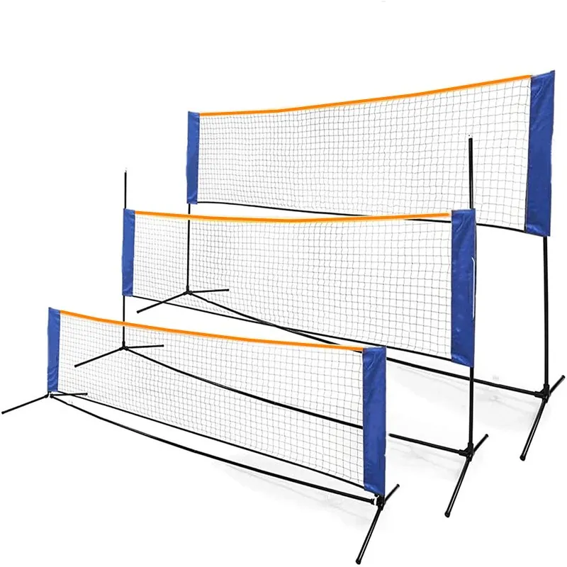 ポータブル高さ調節可能スポーツネットセット（バドミントン、テ - Badminton Net のレビューと価格