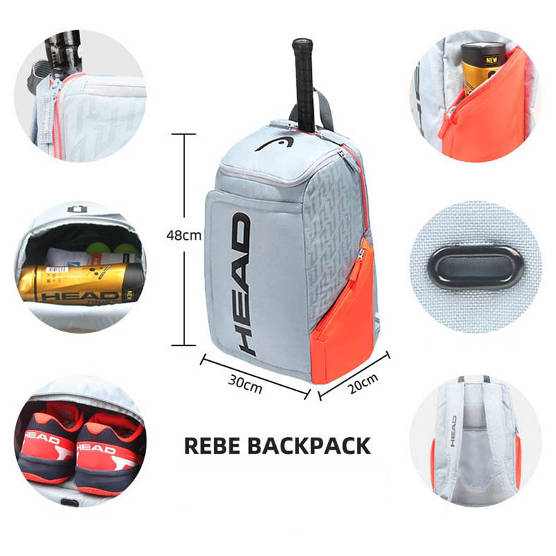 HEAD オリジナル ラジカル テニス バックパック 2 パ - Badminton Bag のレビューと価格