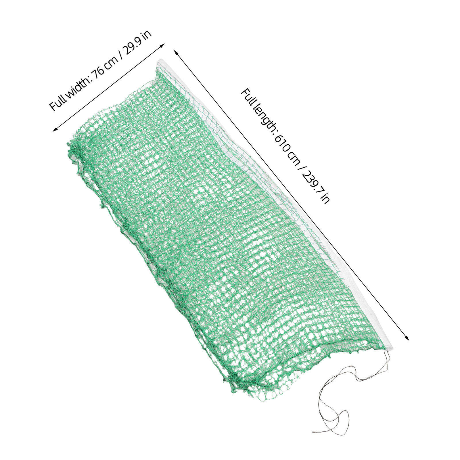 ポリエステル製、緑色のバドミントンネット。持ち運び可能で折り - Badminton Net のレビューと価格